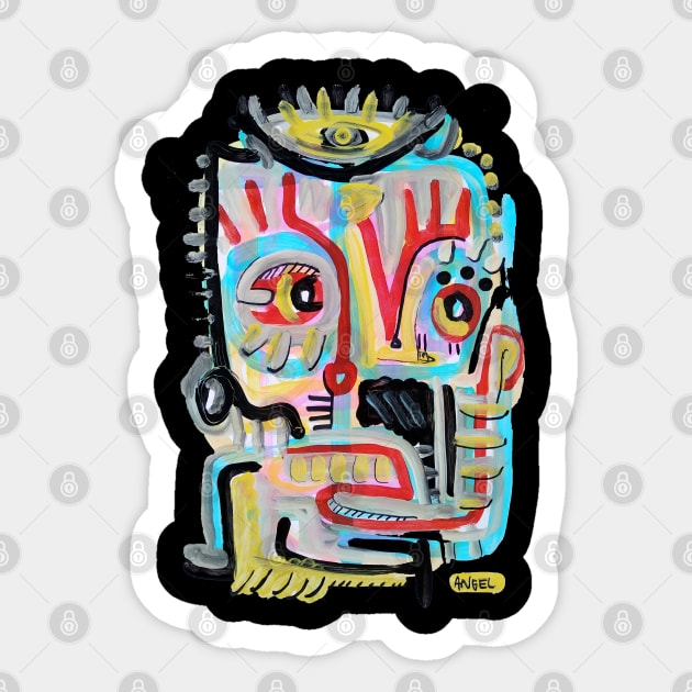 face Sticker by Angel Rivas